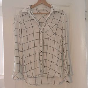 White window pane flannel from Gap